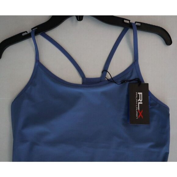 Ralph Lauren RLX Women Sz M Blue Racerback Athletic Golf/Tennis Skort Dress $198 - Picture 14 of 15